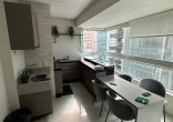 APARTAMENTO MOBILIADO 4 SUTES NA MEIA PRAIA
